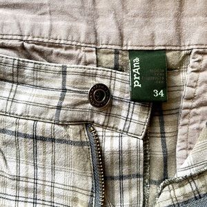 Prana size 34 cotton zipped casual shorts